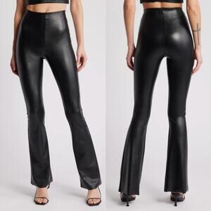Commando | NWT Faux Leather Flare Leggings in Black L
